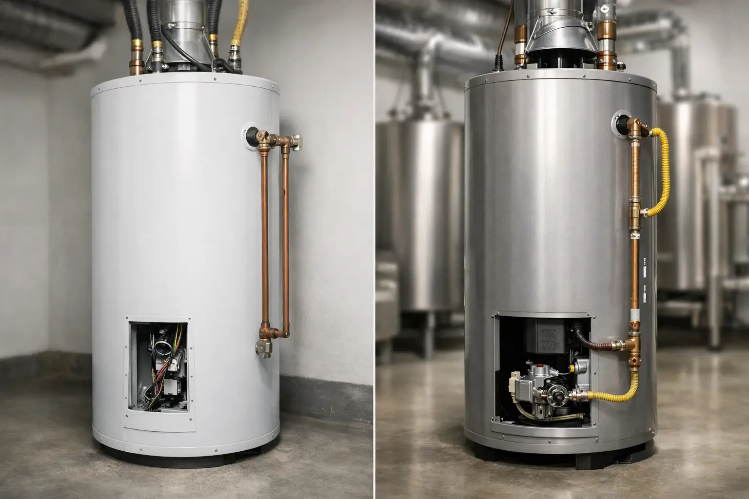 Electric vs Gas Water Heaters for Commercial Work