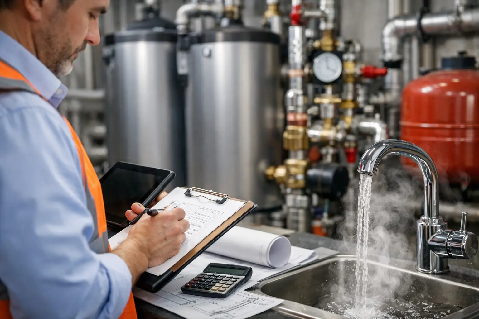 How to Calculate Hot Water Demand on Commercial Jobs